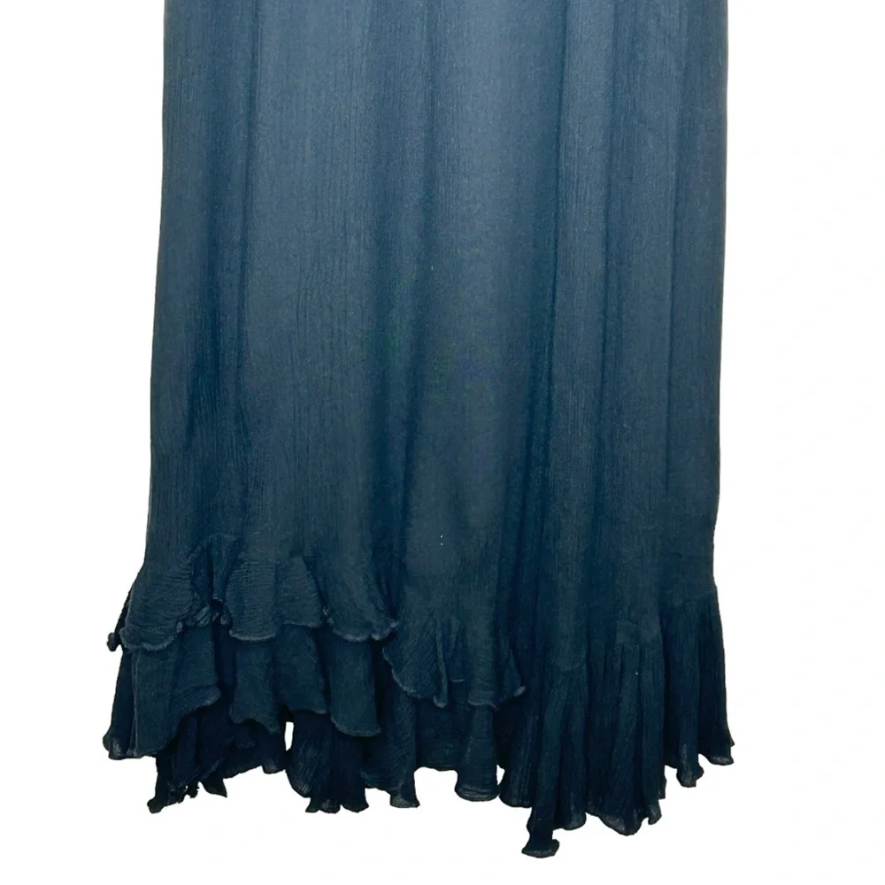 Free People FP One Adella Maxi Slip Dress in Black, Size S - Picture 3 of 10